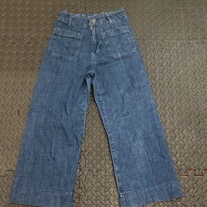 LC Lauren Conrad Blue Wide Leg Jeans